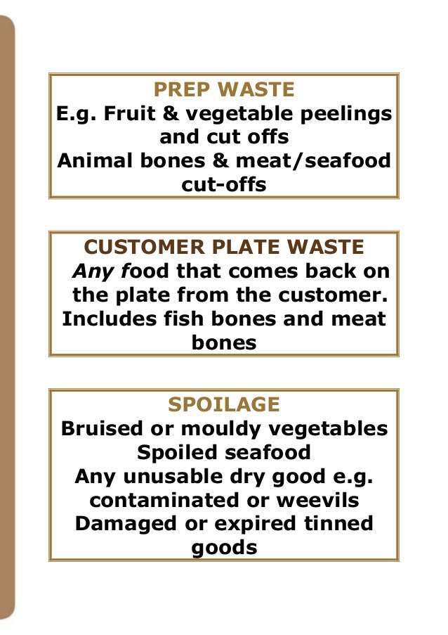 Staff info for food waste audit