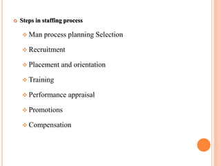 Staffing | PPTX