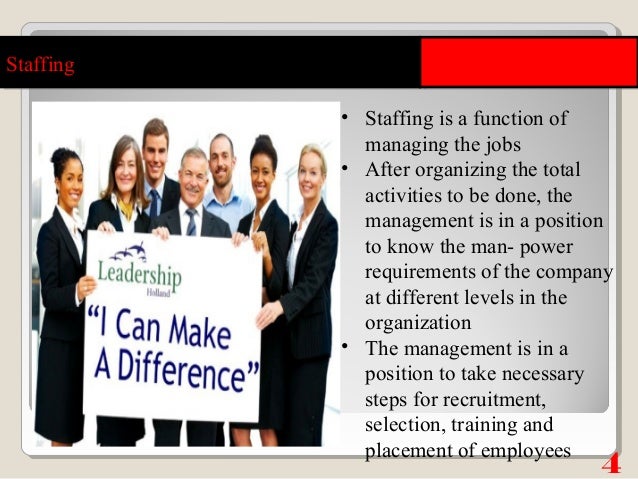 Staffing in management