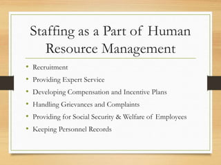 Staffing | PPTX
