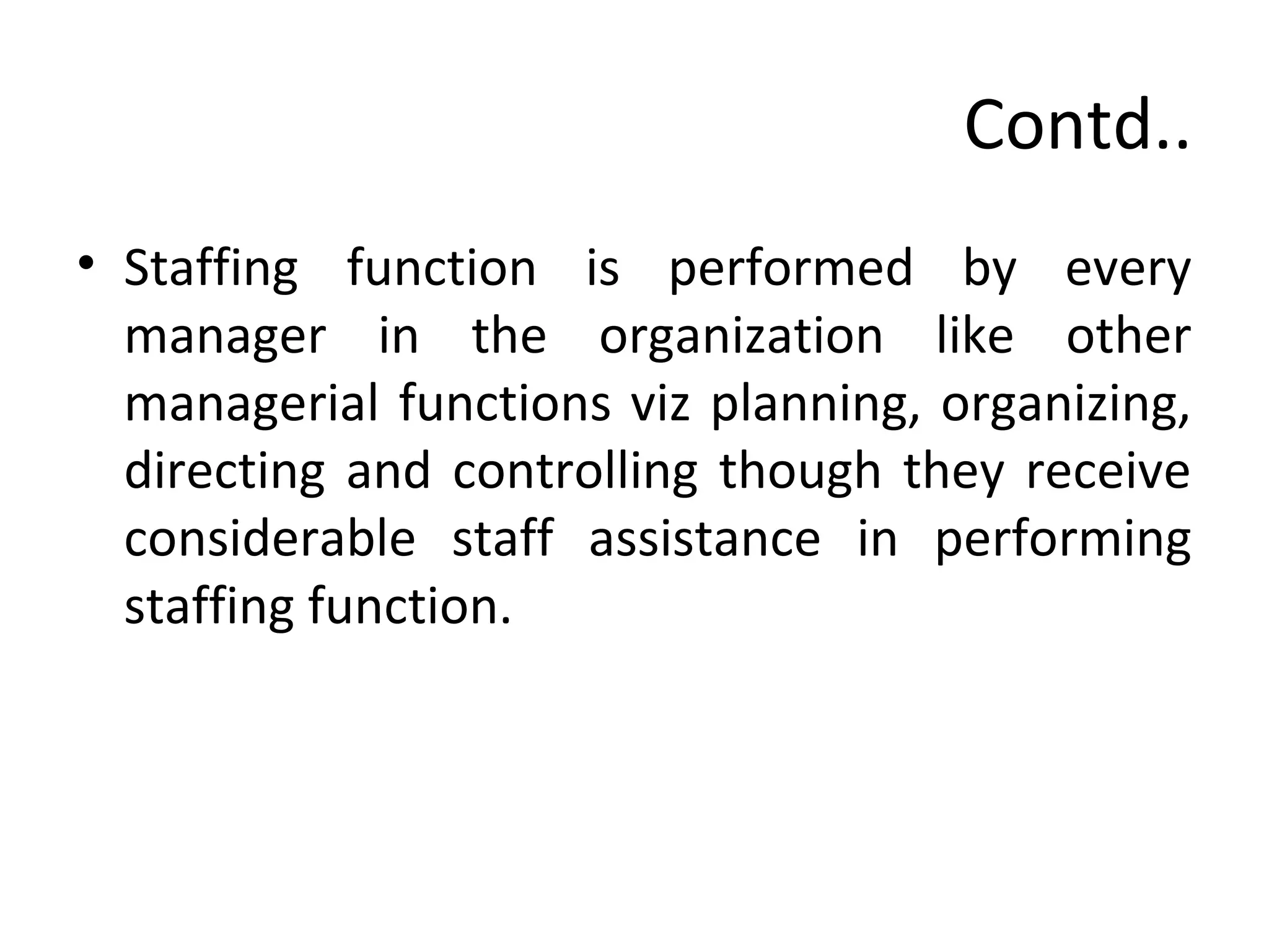 Staffing | PPT