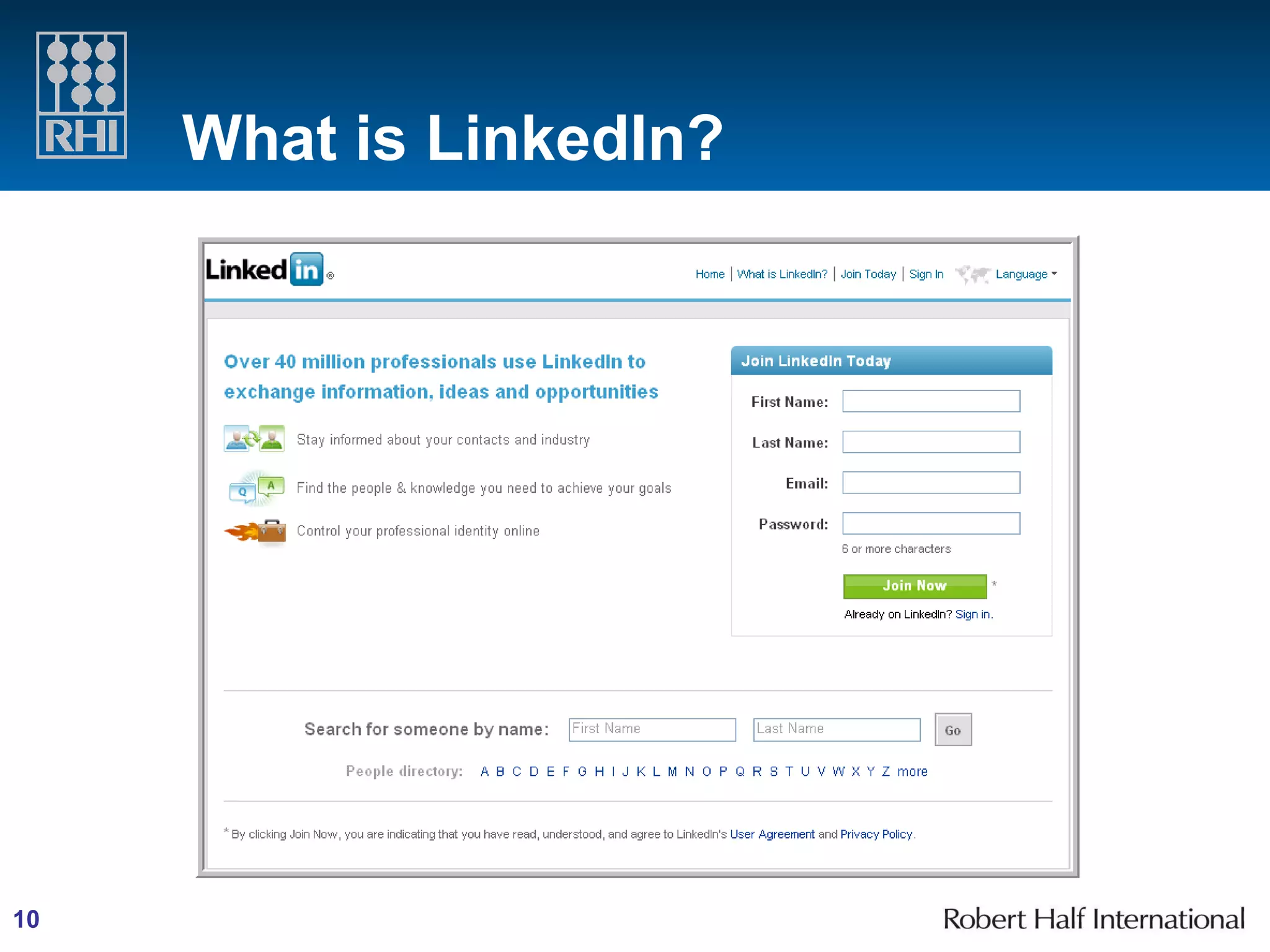 What is LinkedIn? 