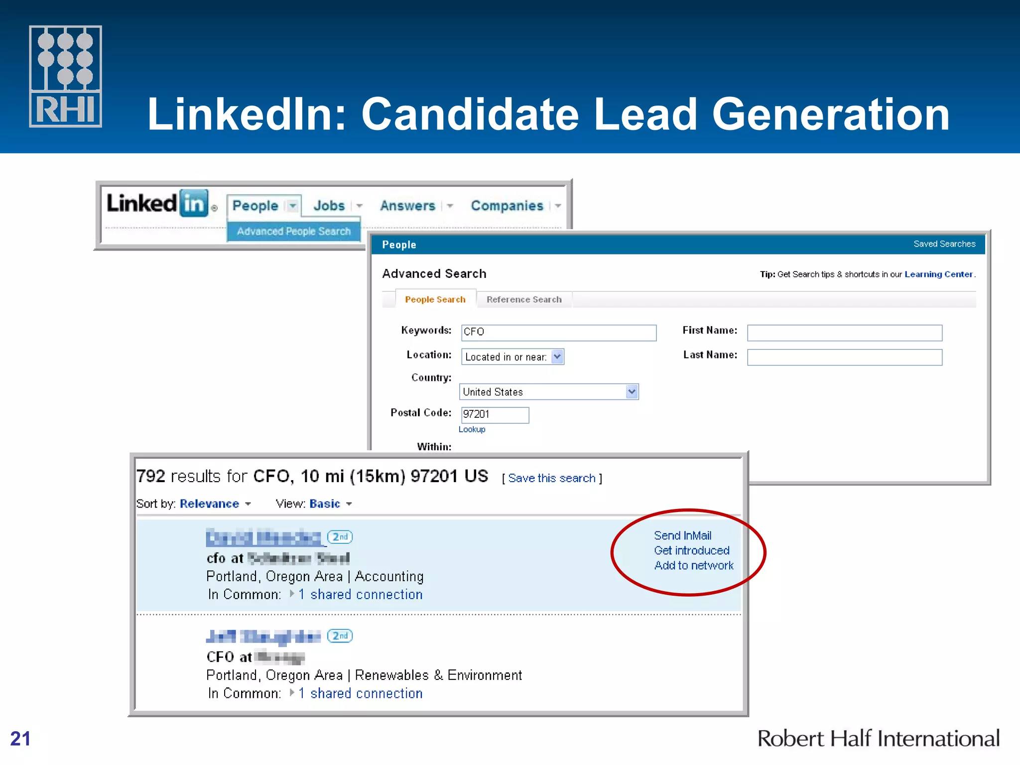 LinkedIn: Candidate Lead Generation 
