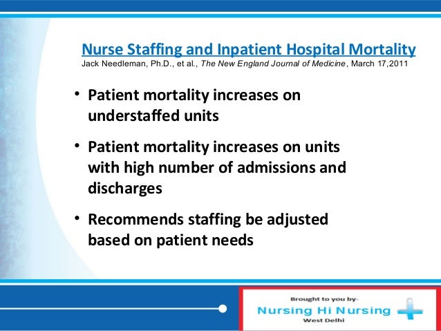 the effects of staffing levels on With health care costs rising, increased attention has been paid to the human resource practices of hospitals this chapter examines the effects that staffing levels. the effects of staffing levels on With health care costs rising, increased attention has been paid to the human resource practices of hospitals this chapter examines the effects that staffing levels.