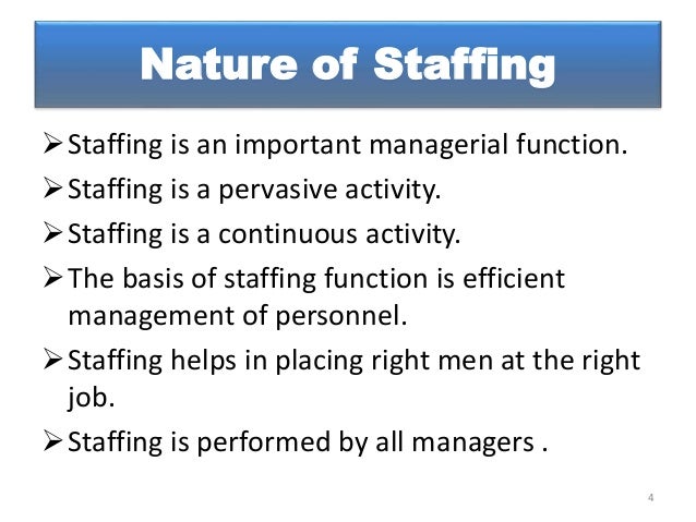 staffing in management definition of strategic staffing