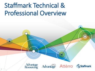 Staffmark Technical &
Professional Overview
 