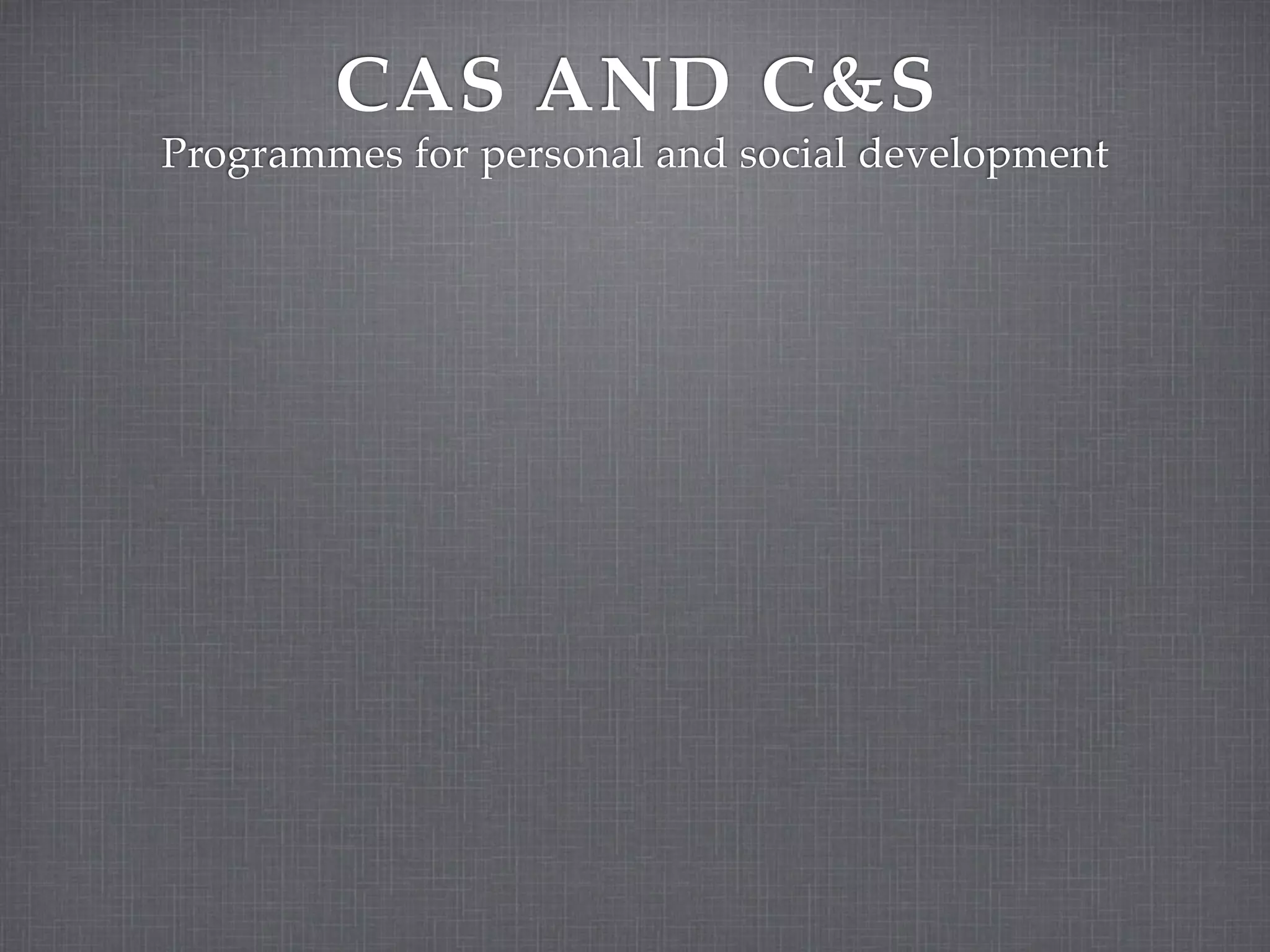 DC Staff CAS/C&S orientation sept 2012 PPT