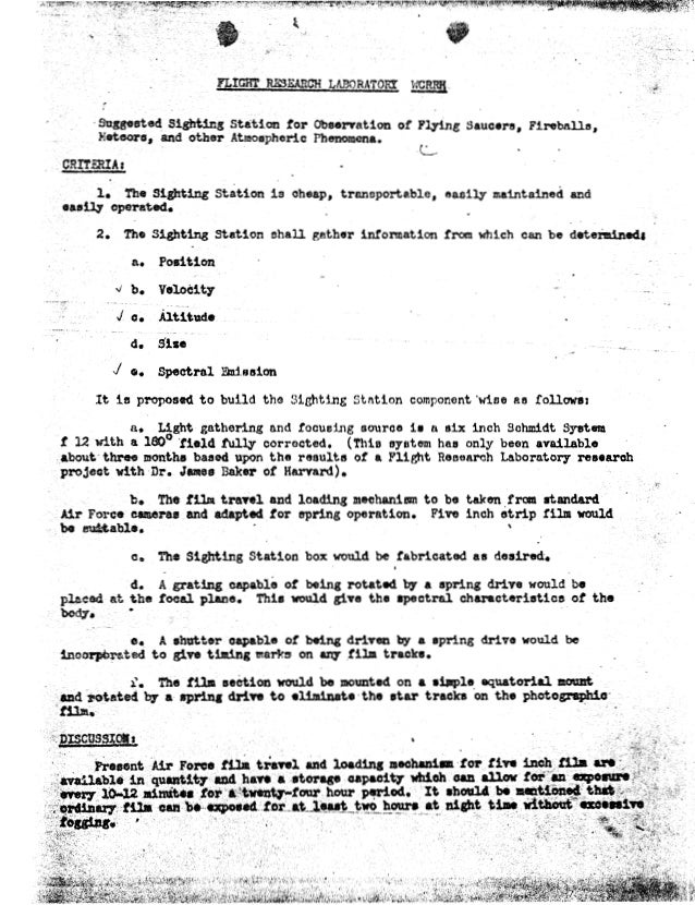 Staff study 1952