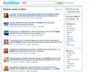 Tips for searching:Use quotes around keywords to search for a phrase, or use standard operators like OR to search for either search term, or use the minus sign to exclude a term The # symbol is used to define the topic words in a post.  Search using a # symbol to find entries on that subject. Use smile or frown emoticons to search for messages that include those (or variations on) those emoticons or reflect those feelingsSearch for messages coming from a specific location.  Combine a keyword with near:“city name”
