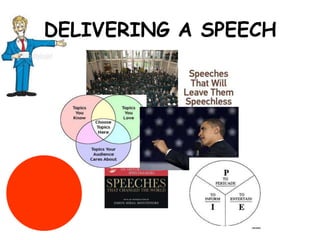DELIVERING A SPEECH
 