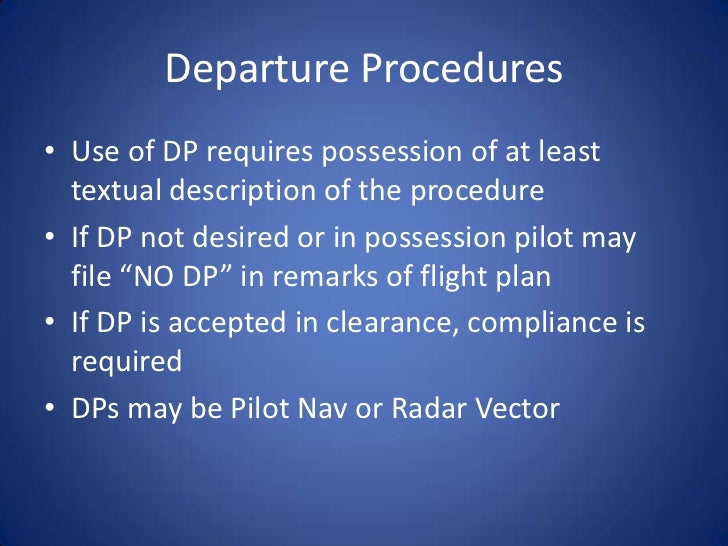 Stage 2 ifh chapter 10 departures