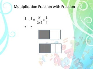  1  1 2  2 Multiplication Fraction with Fraction 