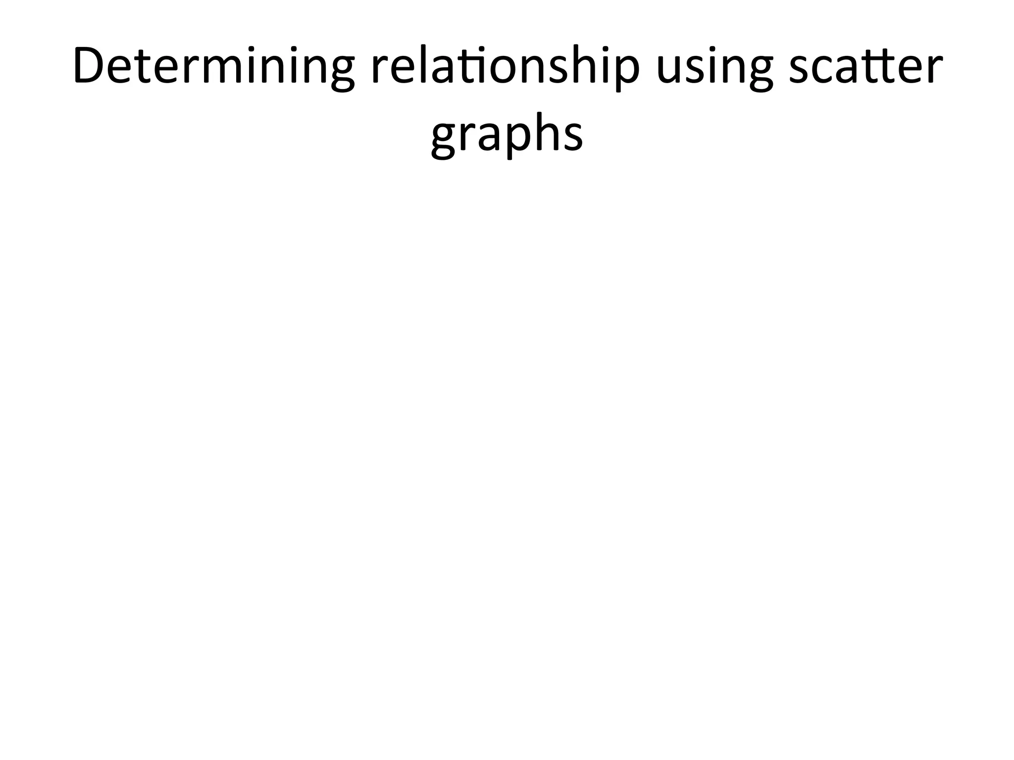Determining	
  rela<onship	
  using	
  scaeer	
  
graphs	
  
 