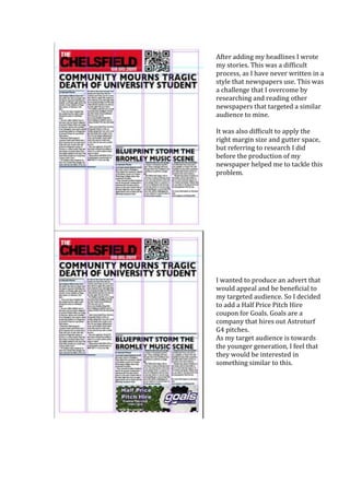 Step by Step Development of Newspaper