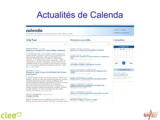 Actualités de Calenda 