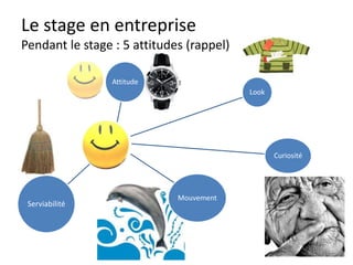 Le stage en entreprise
La pensée
"Choisis bien tes pensées, car ce
sont elles qui créent le monde qui
t'entoure."
Pensée Aborigène
 
