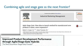 Combining agile and stage gate as the next frontier?
50
 