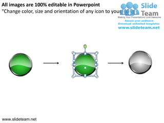 All images are 100% editable in Powerpoint
“Change color, size and orientation of any icon to your liking”




www.slideteam.net
 