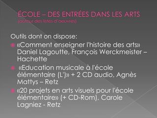 Les « arts du quotidien »	