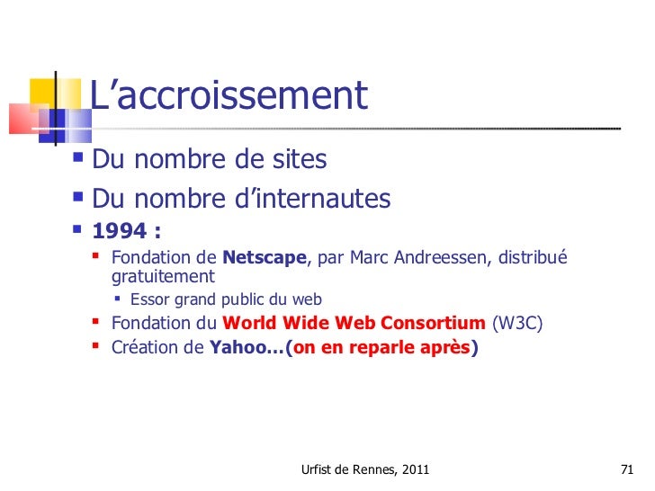 Sites Web de branchement Yahoo