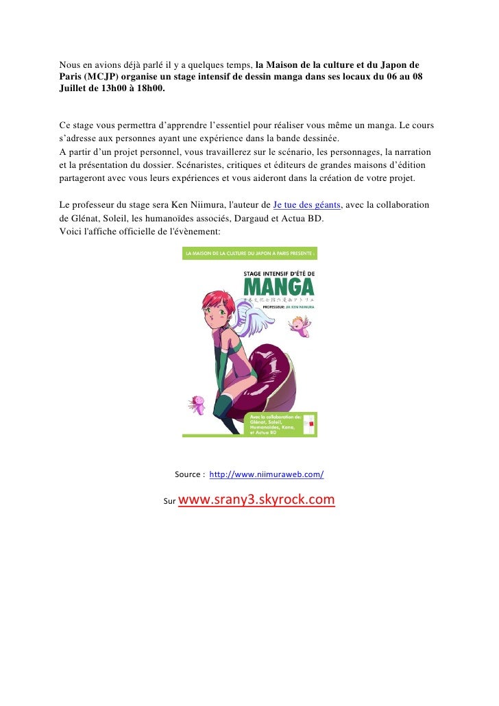 Stage Intensif Manga