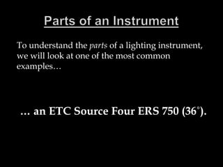 Stage lighting | PPTX