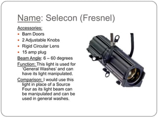 Stage lighting powerpoint | PPTX