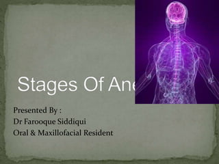 Presented By :
Dr Farooque Siddiqui
Oral & Maxillofacial Resident
 