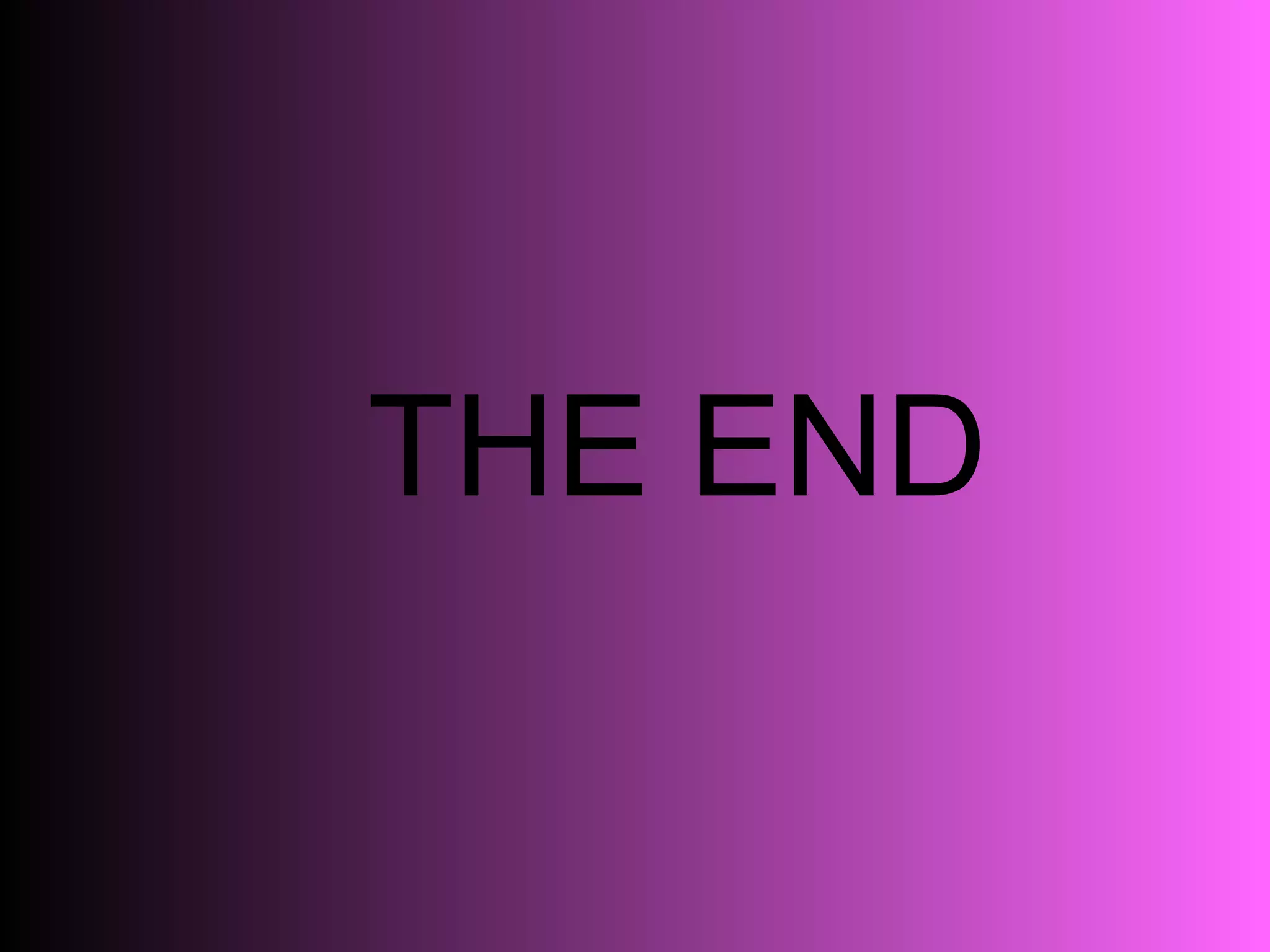 THE END