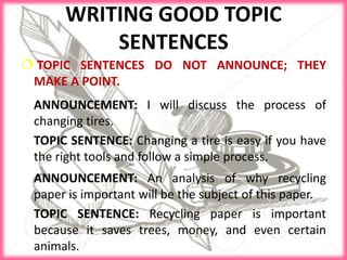 Stages in the writing process | PPTX