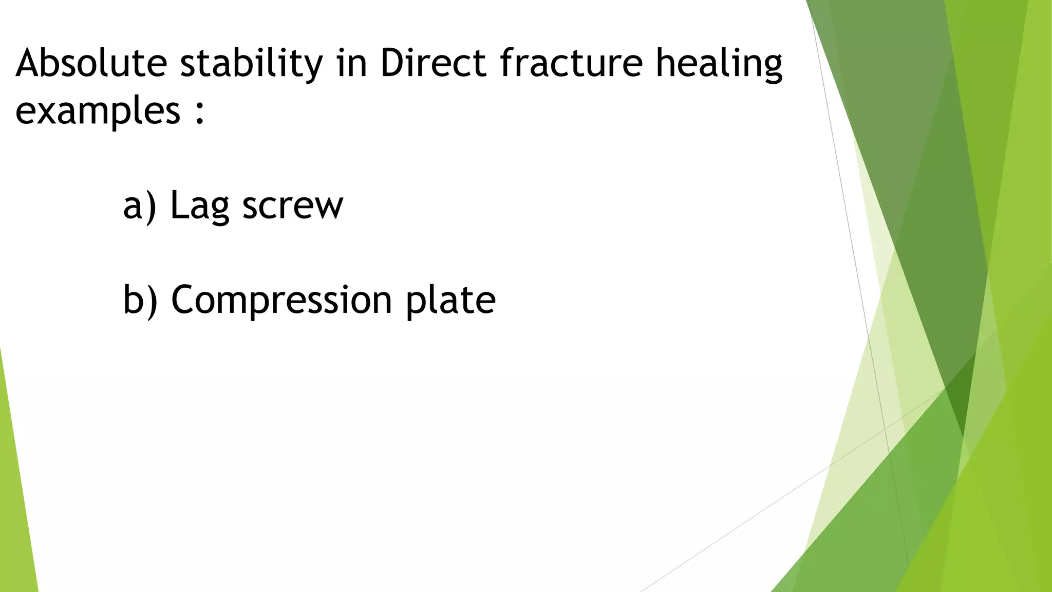 Stages of bone healing and various factors | PPTX