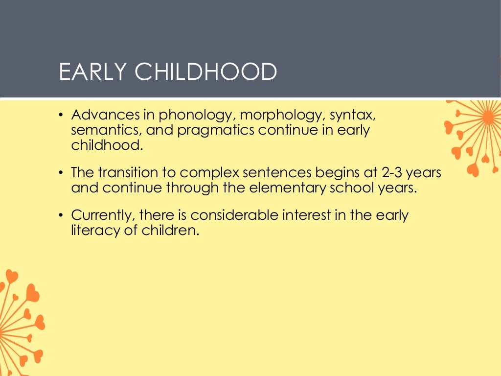 Early childhood theories