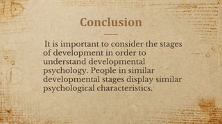 Stages of development 1 | PPTX