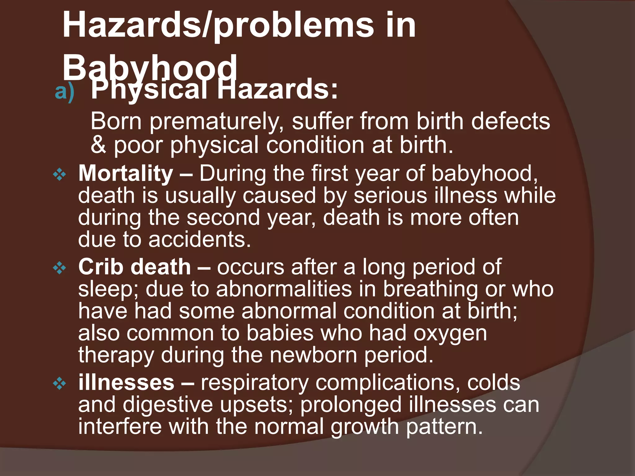 Stages of development: Babyhood | PPTX