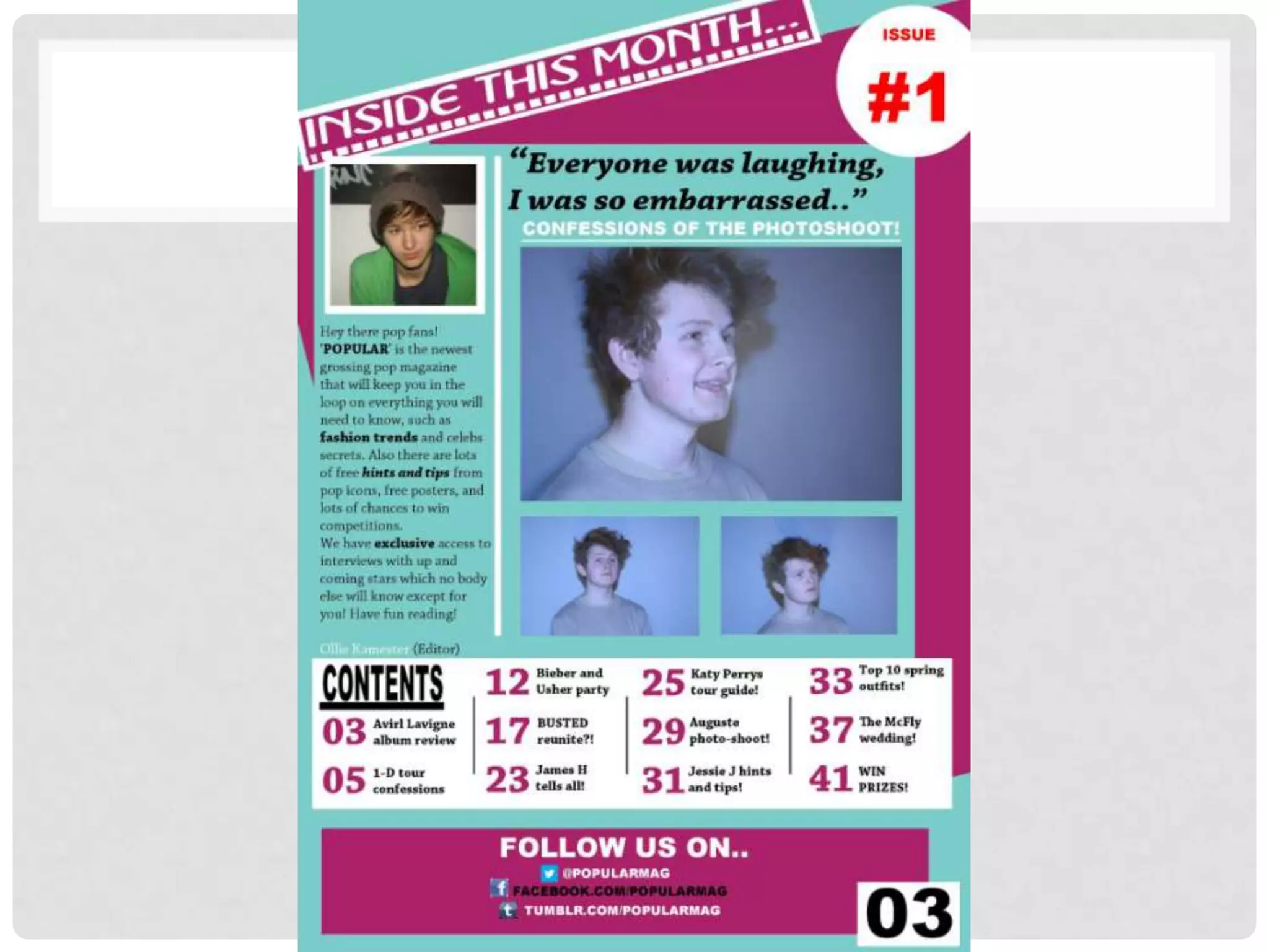 Stages of development contents