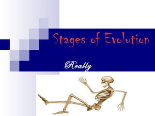 Stages of Evolution
Really
interesting…..
 