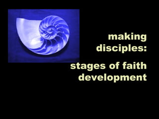 making disciples: stages of faith development 