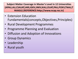 Stages of growth of extension | PPTX