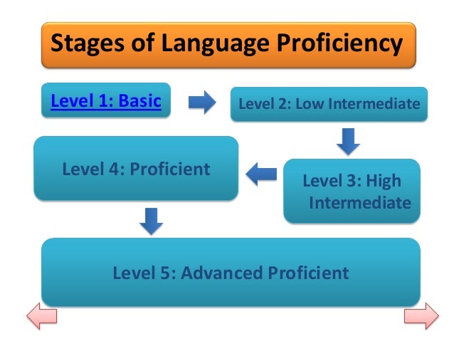 Levels Of Language Proficiency