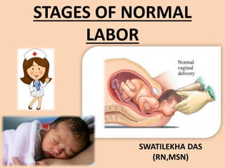STAGES OF NORMAL
LABOR
SWATILEKHA DAS
(RN,MSN)
 