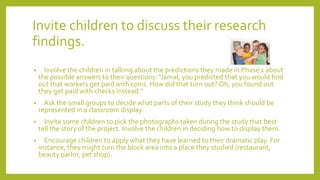 Stages of project approach with young children | PPTX