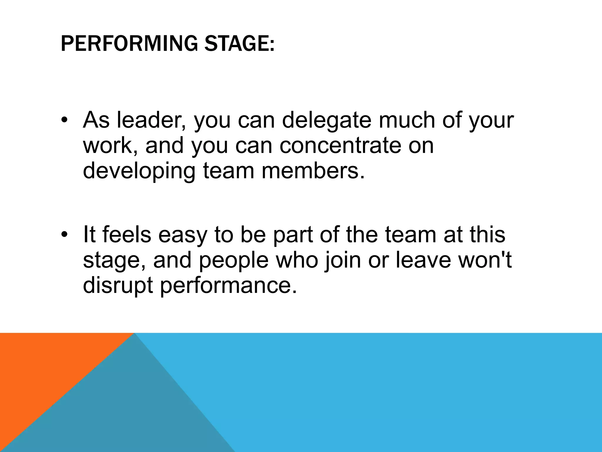 Stages of Team Development | PPTX