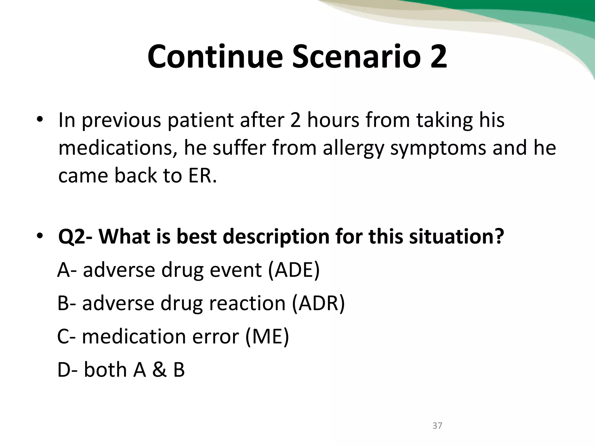 Stages of the medication use process and medication errors | PPTX