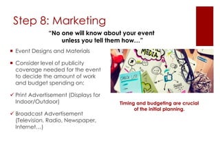 Stages to a Successful Event | PPT