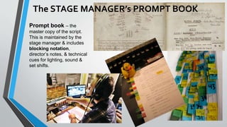 Stage terminology for actors part 1 | PPTX