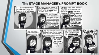 Stage terminology for actors part 1 | PPTX
