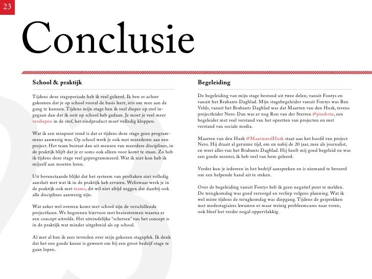 Stageverslag Tim Schnitzler