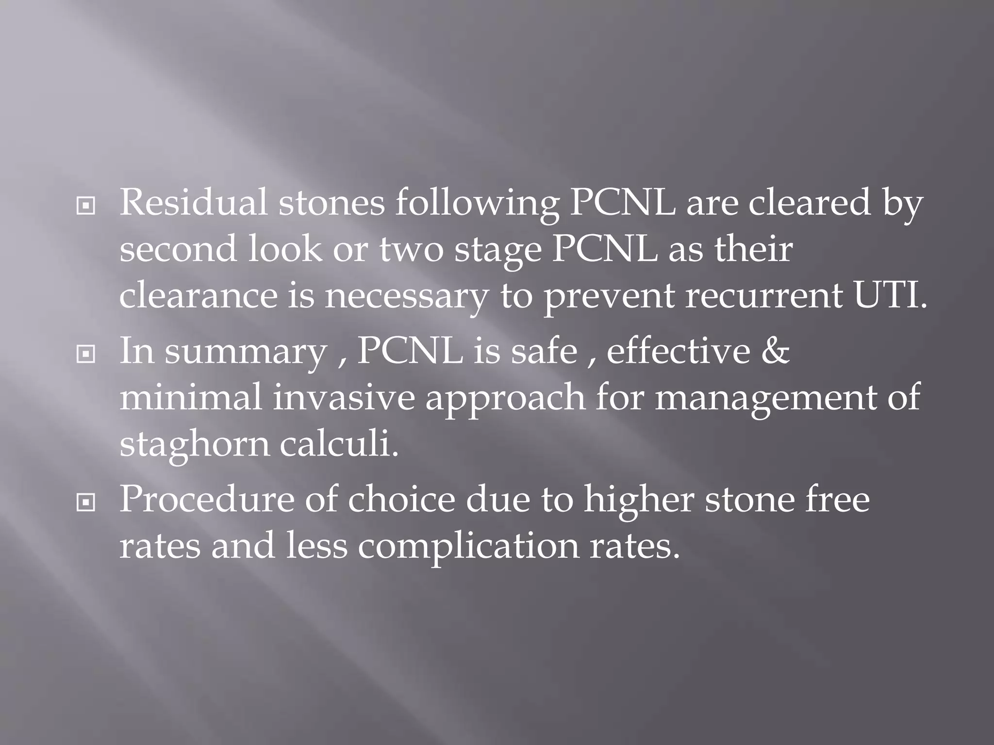 Staghorn calculi | PPTX | Chemistry | Science