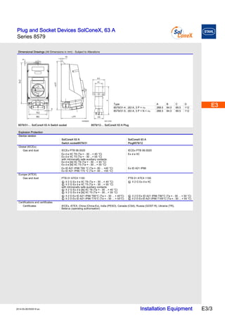 Stahl 8579 - 63Amp Plugs & Switched Sockets & Couplers Zone 1 & 2 (ATEX ...