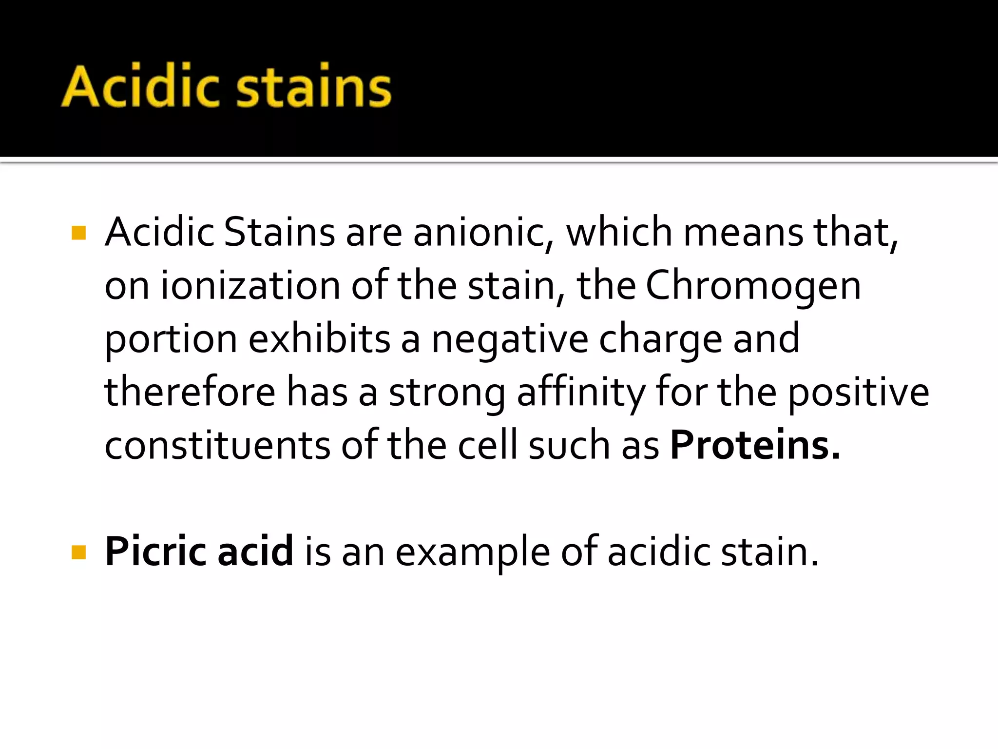 Staining? Importance of staining, What is Stain? Types of stain on the ...
